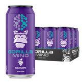 Gorilla Mind Energy Wild Grape can ready for study and focus sessions