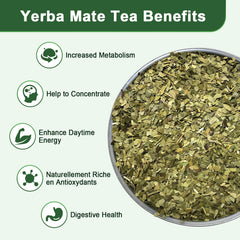GORNVB yerba mate tea bag steeping for smooth energy