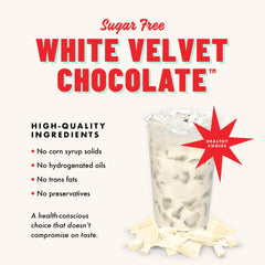 Gosh That's Good sugar-free white velvet chocolate stir-into-coffee demonstrates barista-quality flavor at home.