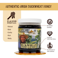 Goshen Honey Buckwheat OU Kosher label shows trusted certification for discerning shoppers.