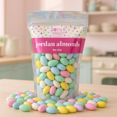 Gotta B Sweet Jordan Almonds 1lb bag keeps snacks fresh and ready.