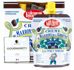 Gourmanity Clement Faugier chestnut spread pouch on toast with rich, creamy flavor