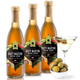 Gourmanity olive juice bottle pour enhances home dirty martinis and cocktails