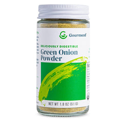 Gourmend green onion powder bottle for easy flavoring in sauces