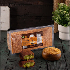 GOURMO kadayif as base for Dubai chocolate bars with crisp bite
