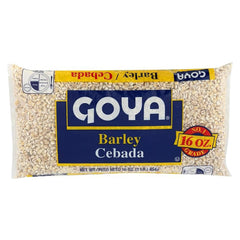 Goya Dry Barley Grain bag—pantry staple with high fiber.