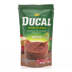 Goya Ducal Refried Red Beans pouch 8oz ready to heat for quick meals