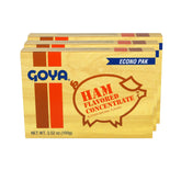 Goya Ham Concentrate pack-3-boxes adds smoky depth to soups.