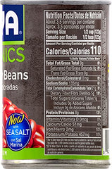 Goya organic seal on red kidney beans indicating certified organic quality