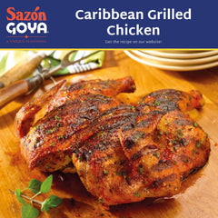 Goya Sazón with seafood, enhances marinades for shrimp and fish.