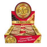 Grab The Gold chocolate peanut butter bar pack for on-the-go protein.