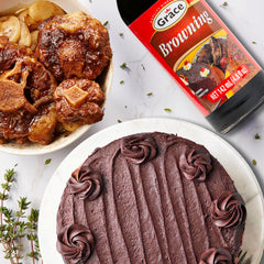 Grace Browning Sauce grilling glaze creates a rich, caramelized finish.