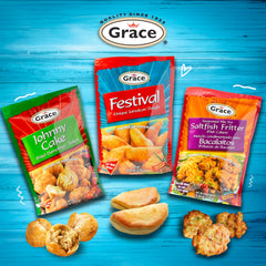 Grace Festival Mix served on plate invites family meals and Caribbean snack moments