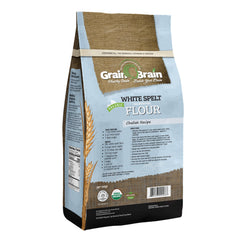 Grain Brain Spelt Flour baking dough setup, easy substitution for wheat recipes