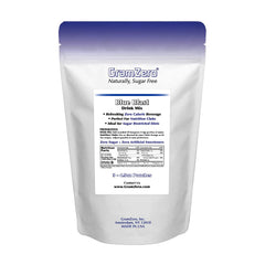 GramZero Blue Blast ice-ready serving, refreshing zero-calorie option for hydration.