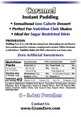 GramZero pudding mix jar ready for a quick, creamy, low-calorie treat.