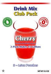 GramZero Cherry ready-to-drink tea in a glass, keto-friendly and sugar-free