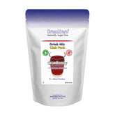 GramZero Cranberry drink mix dissolving in water for a zero-calorie beverage