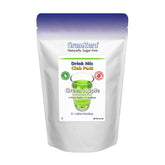 GramZero Green Apple drink mix bottle poured into water for a zero-calorie refreshment.