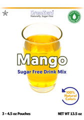 GramZero Loaded Tea using Mango mix for flavorful energy drinks.