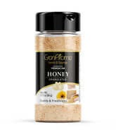 GranAroma Honey Granules in packaging options for convenient kitchen use.