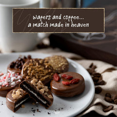 Granny Bella's Easter 25 cookies hand-dipped milk chocolate, premium bite-sized indulgence.
