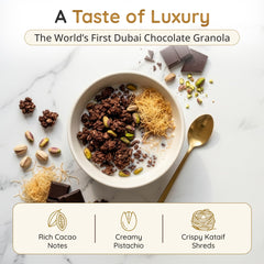 Granolaful Dubai Chocolate Cereal kataif shredded texture