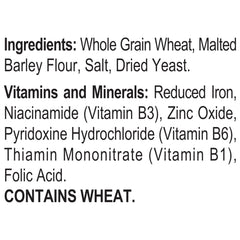 Grape-Nuts Original whole grain wheat and barley in a crisp bite.