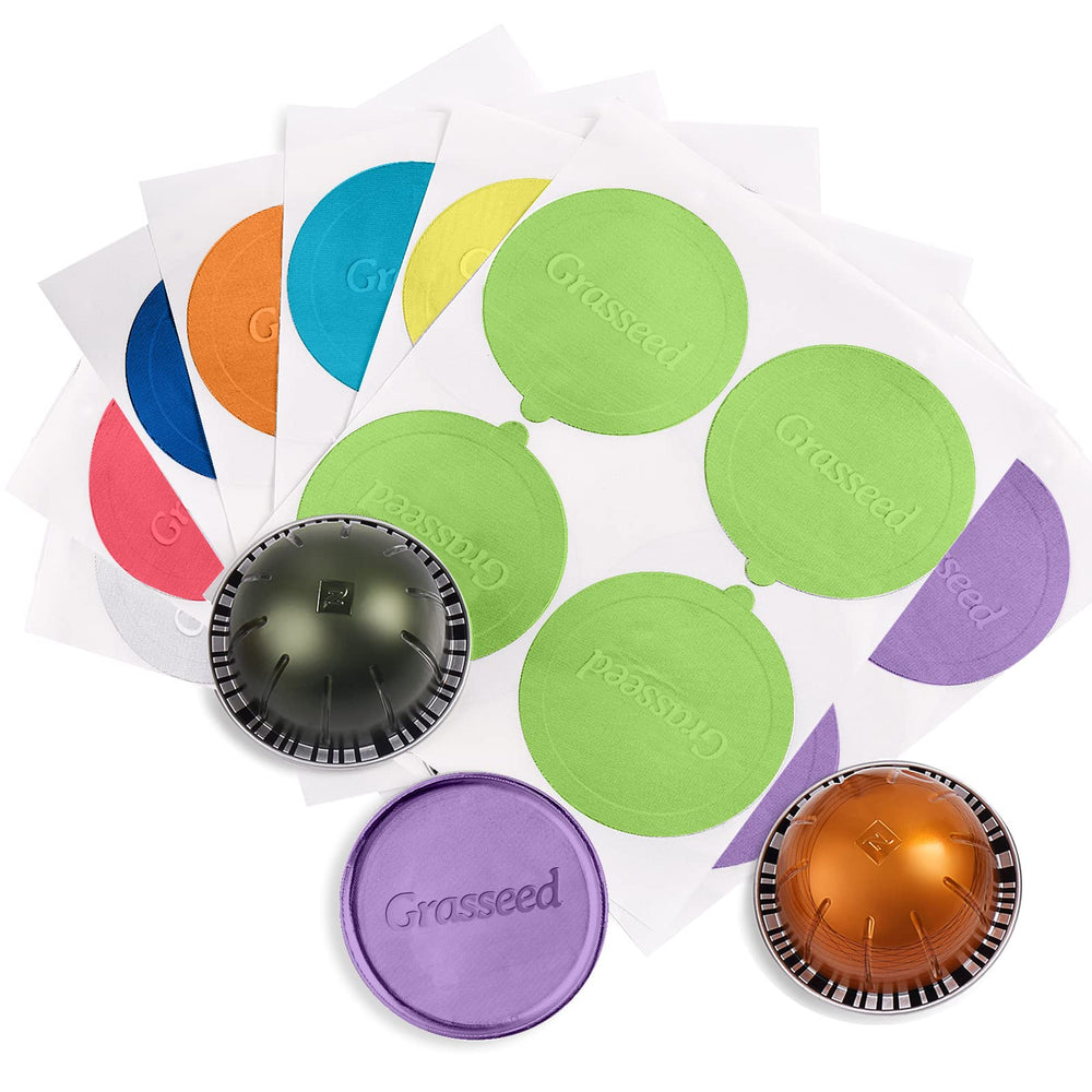 Grasseed foil lids provide a perfect-fit seal for VertuoLine capsules for consistent brews.