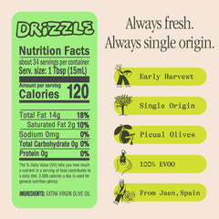 Pouring Graza Drizzle to show quick flavor boost