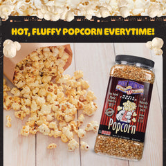 Kernels ideal for popcorn machine popping at events or offices