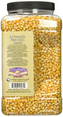 Great Northern Popcorn organic kernels suitable for microwave popping for quick snacks