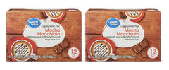 Great Value cappuccino pods Mocha Macchiato pack delivers rich crema and cafe aroma.
