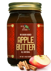 Green Jay Gourmet low-sugar apple butter jar, inviting for toast topping
