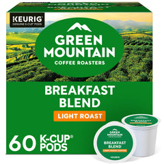 Green Mountain Breakfast Blend pod for a bright, quick morning brew.