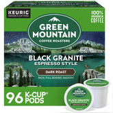 Green Mountain Coffee Roasters Black Granite espresso pod for bold, quick brew at home