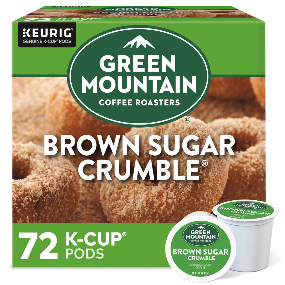 Green Mountain Brown Sugar Crumble pod pack for Keurig, convenient flavor in every cup