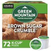 Green Mountain Brown Sugar Crumble pod pack for Keurig, convenient flavor in every cup