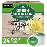Green Mountain French Vanilla K-Cup pods with vanilla notes for a comforting morning