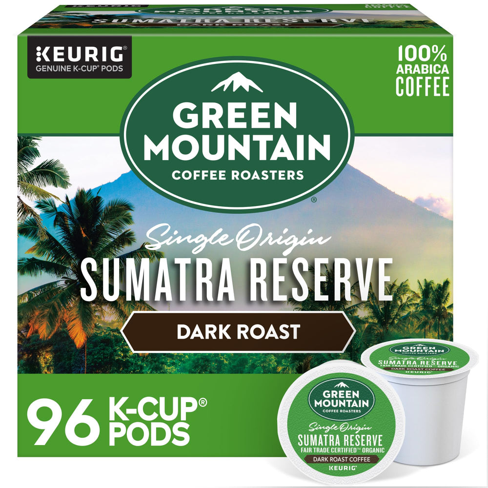 Green Mountain Coffee Roasters Sumatra Reserve K-Cup pod for a rich morning brew
