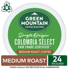 Close-up of a cup showing balanced flavor with fruity hints from Colombia Select