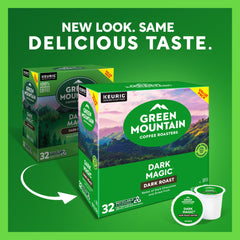 Dark Magic Keurig brew cup showing rich aroma and finish