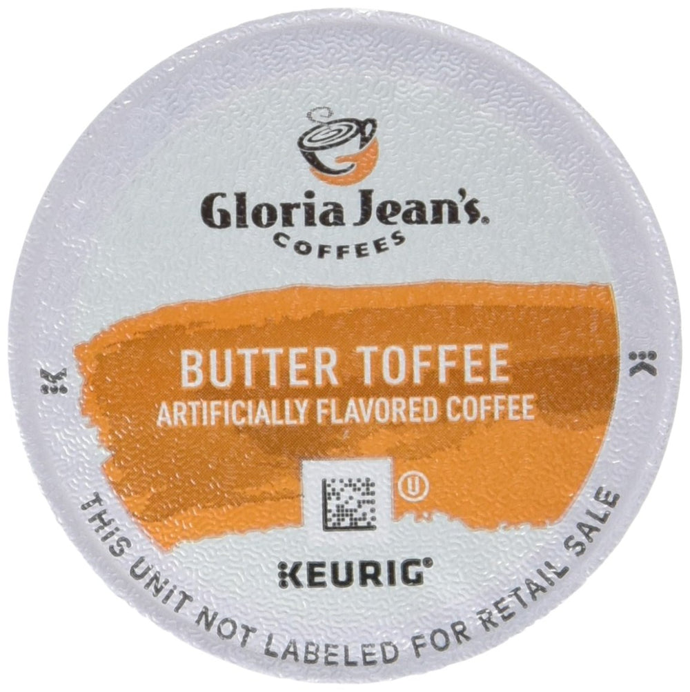Green Mountain Gloria Jeans Butter Toffee K-Cup box ready for a flavorful morning ritual.