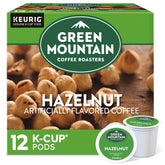 Green Mountain Hazelnut K-Cup pods deliver a smooth, nutty aroma for quick mornings.