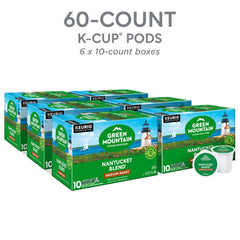 Brewed cup of Green Mountain Nantucket Blend with inviting aroma and smooth finish