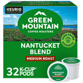 Green Mountain Nantucket Blend K-Cup pods ready for quick Keurig brew.
