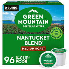 Green Mountain Nantucket Blend K-Cup Pods ready for a smooth cup