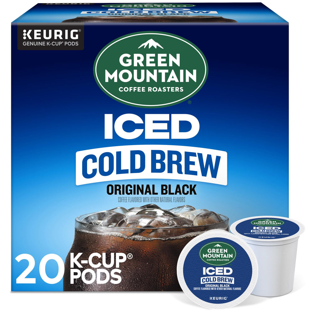 Green Mountain Original Black Iced Cold Brew pod ready for brewing.