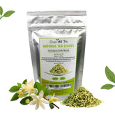 Greenhilltea honeysuckle dried buds arranged for a natural tea ritual