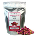 Greenhilltea Premium Dried Rose Buds closeup showing vibrant petals for a fragrant cup.